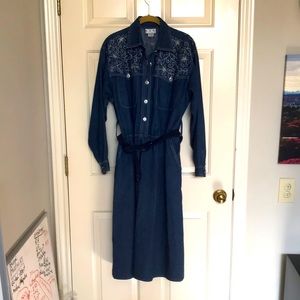 LGS Stitched Denim Dress 12